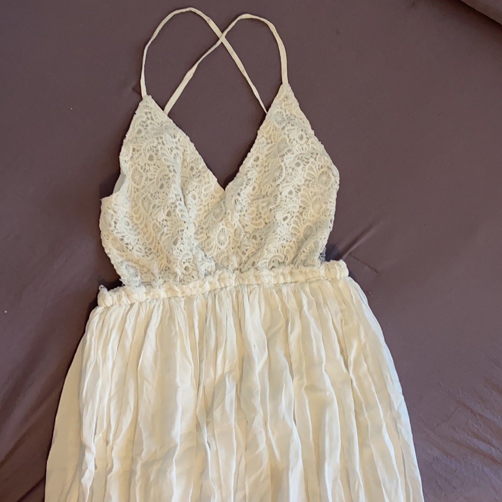Forever 21 Long White Dress